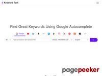 Keyword Tool ⚠️ Google Keyword Planner【Search FREE】